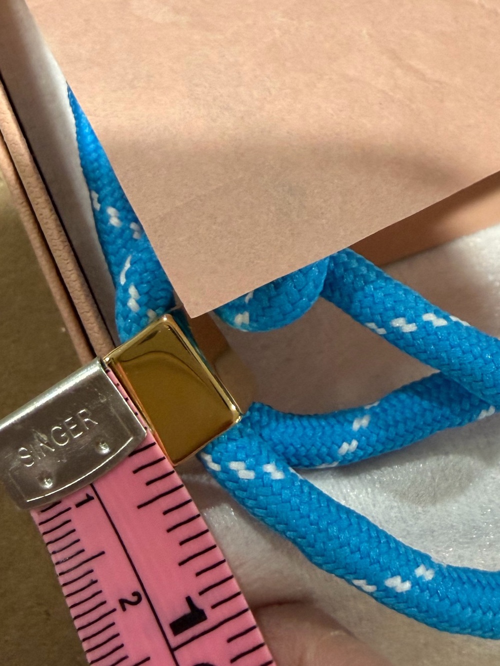 Miu Miu Blue Cord Bracelet - BNIB - Picture 6 of 7